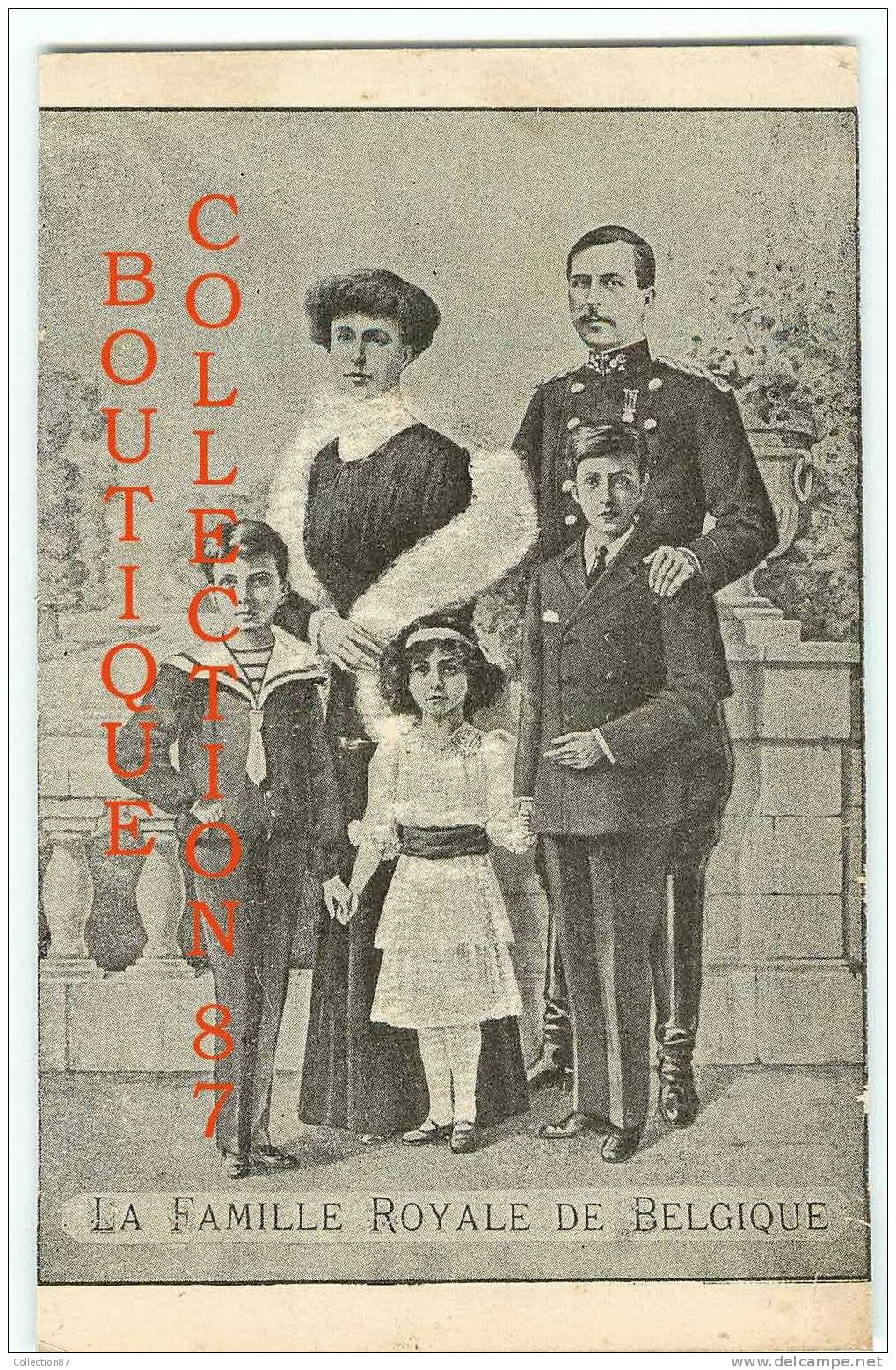 BRUXELLES - FAMILLE ROYALE De BELGIQUE - DOS VISIBLE - Famous People