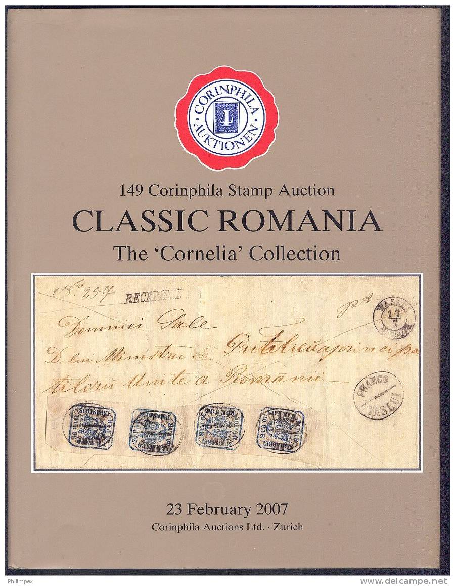 ROMANIA, "CORNELIA COLLECTION" Corinphila Auction Catalog 2007 - Auktionskataloge