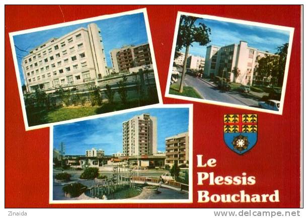 CARTE POSTALE LE PLESSIS BOUCHARD -  LA CLINIQUE ST-NICOLAS - LES GRANDS ARBRES - LES HAUTS DE ST-NICOLAS - Le Plessis Bouchard