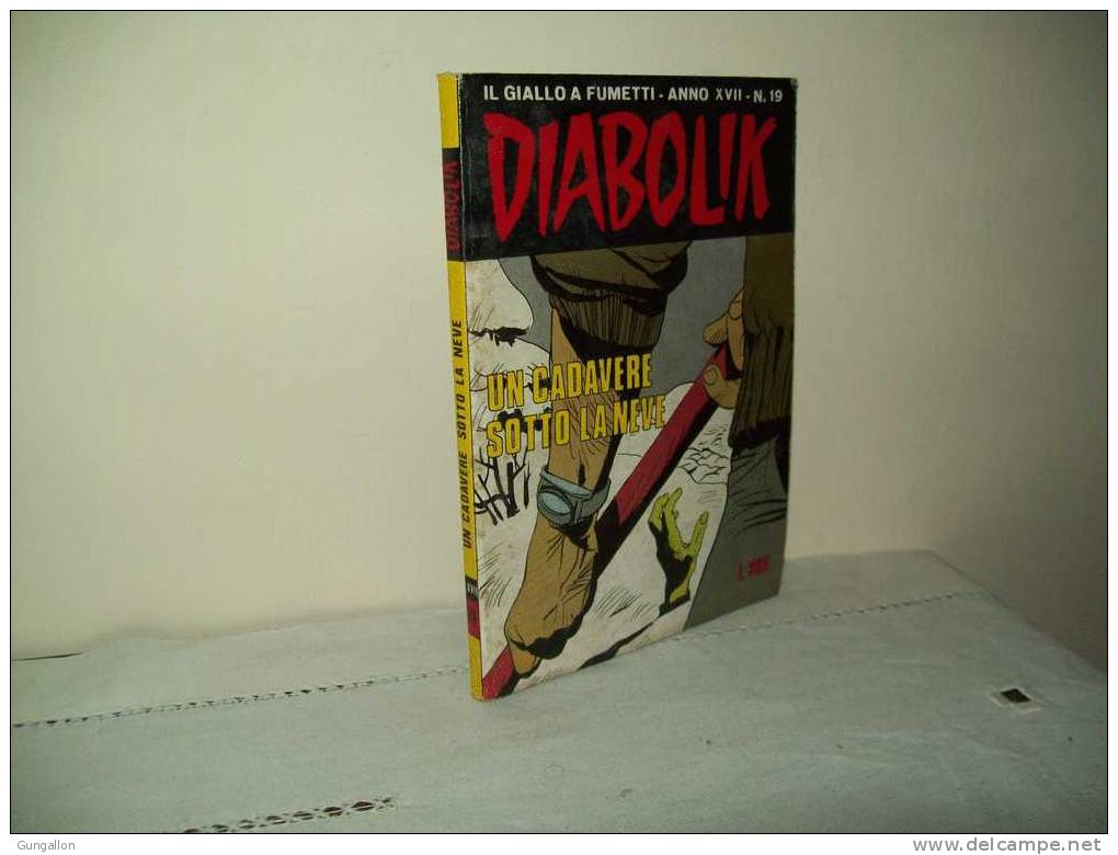 Diabolik (Astorina 1978) Anno XVII° N. 19 - Diabolik