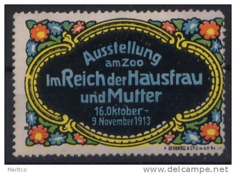 AUSSTELLUNG  IM REICH HAUSFRAU UND MUTTER 1913 HOUSWIVE & MOTHER CINDERELLA - Fête Des Mères