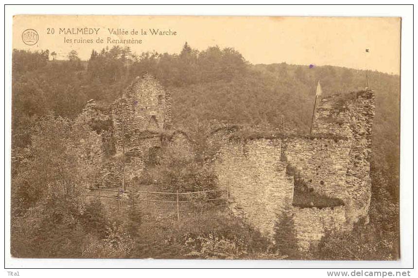 12497  - Malmedy - Vallée De La Warche - Les Ruines De Renarstène (Série Albert N°20)* - Malmedy