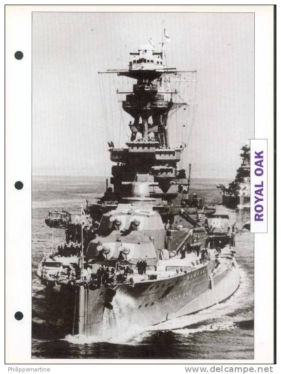 Grande Bretagne 1939 : Cuirassé ROYAL OAK - Schiffe