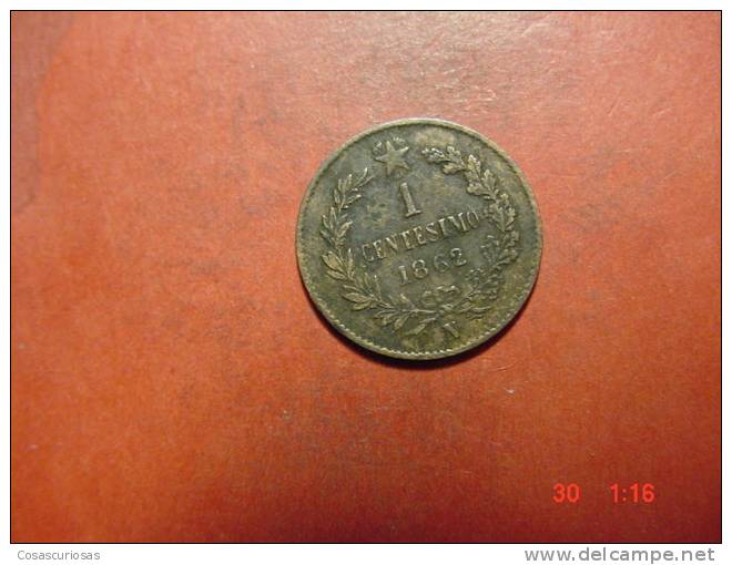 2155 ITALIA ITALY     1 CTSIMI   YEAR  1862 N  OTHERS IN MY STORE - 1861-1878 : Victor Emmanuel II