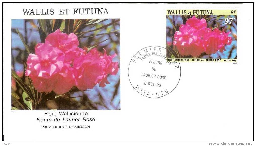 FDC 601  WALLIS Et FUTUNA  N° 351  FLEURS De LAURIER ROSE - FDC