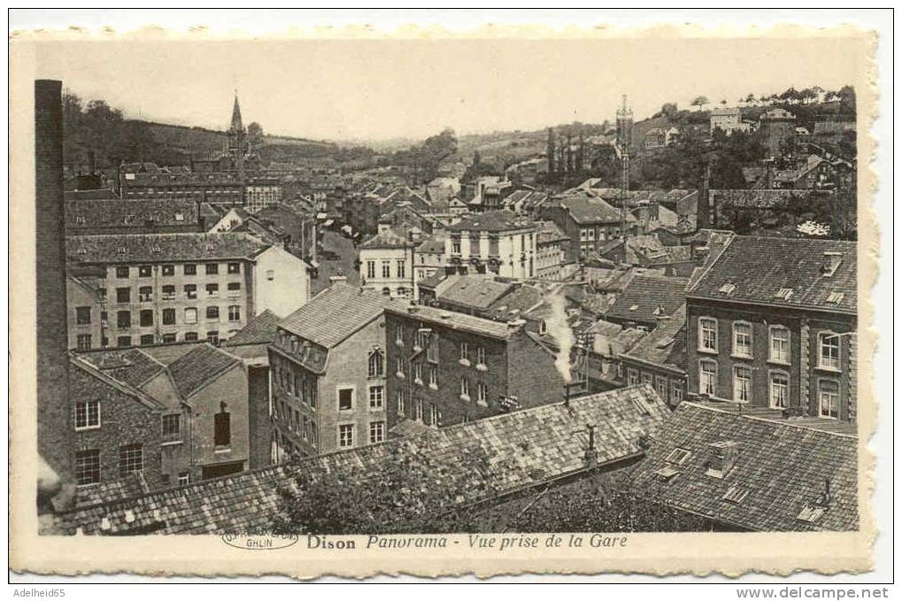 Ed. Préaux à Ghlin Dison Panorama Vue Prise De La Gare - Dison