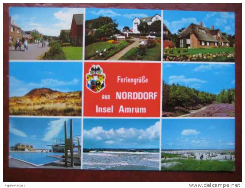 Föhr Amrum - Mehrbildkarte Norddorf / Amrum - Föhr