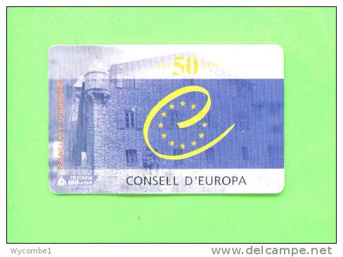 ANDORRA - Chip Phonecard/Council Of Europe - Andorra