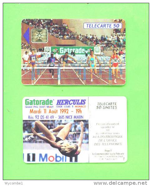 MONACO - Chip Phonecard/Hurdling - Monace