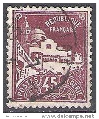 Algérie 1926 Michel 47 O Cote (2005) 0.40 Euro Mosquée Fischer Cachet Rond - Oblitérés