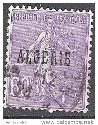 Algérie 1924 Michel 16 O Cote (2005) 0.60 Euro Semeuse Lignée Cachet Rond - Oblitérés