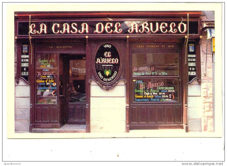 15900 La Casa Del Abuelo . 777 Madrid éditiones 07 1991 - Restaurantes
