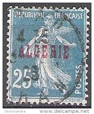 Algérie 1924 Michel 10 O Cote (2005) 0.30 Euro Semeuse Cachet Rond - Oblitérés