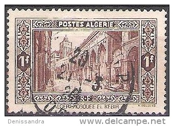 Algérie 1936 Michel 119 O Cote (2005) 0.30 Euro Mosquée El Kebir Alger Cachet Rond - Oblitérés