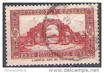 Algérie 1938 Michel 142 O Cote (2005) 0.30 Euro Lambèse Arc De Triomphe Cachet Rond - Oblitérés