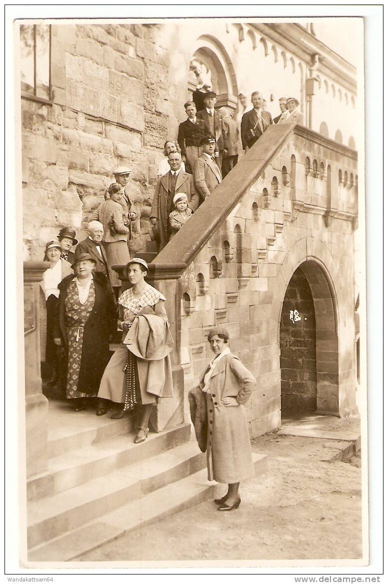 AK Eisenach, Personengruppe Vor Treppenaufgang Auf Der Wartburg Besuch Der Wartburg Am 02.06.1933 - Eisenach