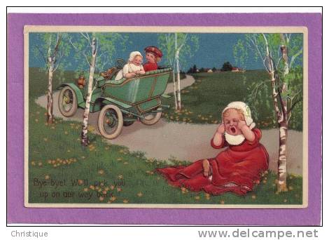 P.F.B. Series 7318 Children In Vehicles. 1910s - Other & Unclassified