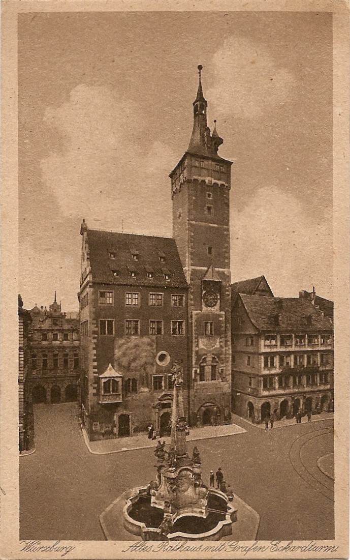 D - B - Würzburg - Altes Rathaus Mit Grafen Eckardturm - Ed. W. Sattler / B.H.C. N° 11866 / E 1892 - Wuerzburg