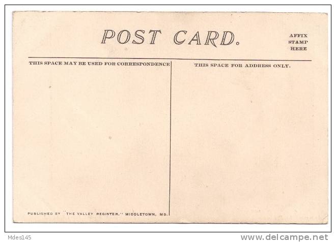 Army Of The Potomac Middletown MD NR Waud Drawing Vintage Postcard - Other & Unclassified