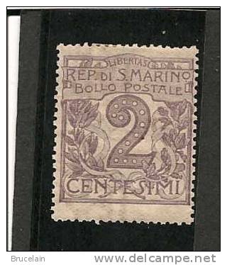 SAIN-MARIN  N° 34  -  * - Cote  15 Euros - Unused Stamps