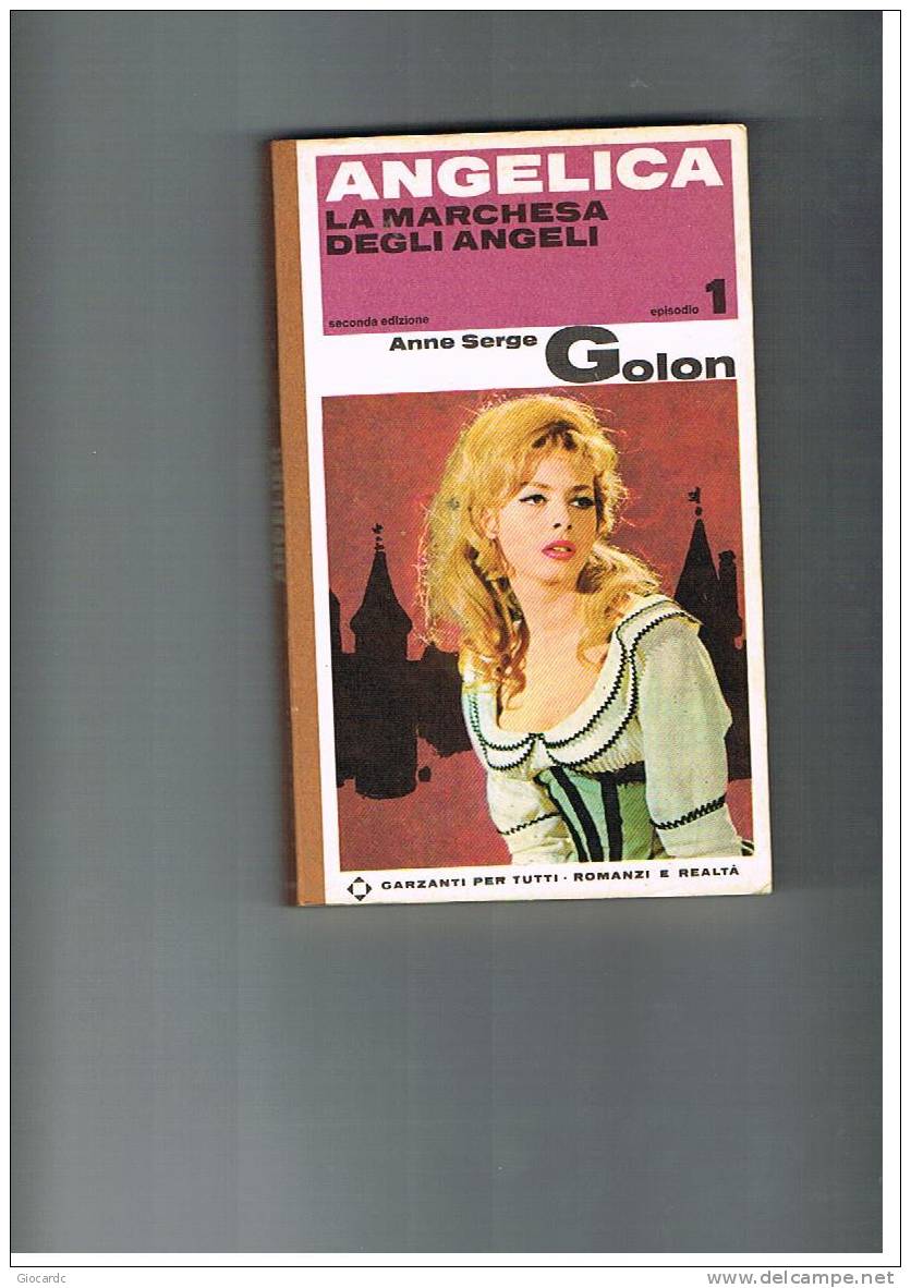 ANNE SERGE GOLON -ANGELICA : LA MARCHESA DEGLI ANGELI 1^ EPISODIO - 1966 - Azione E Avventura