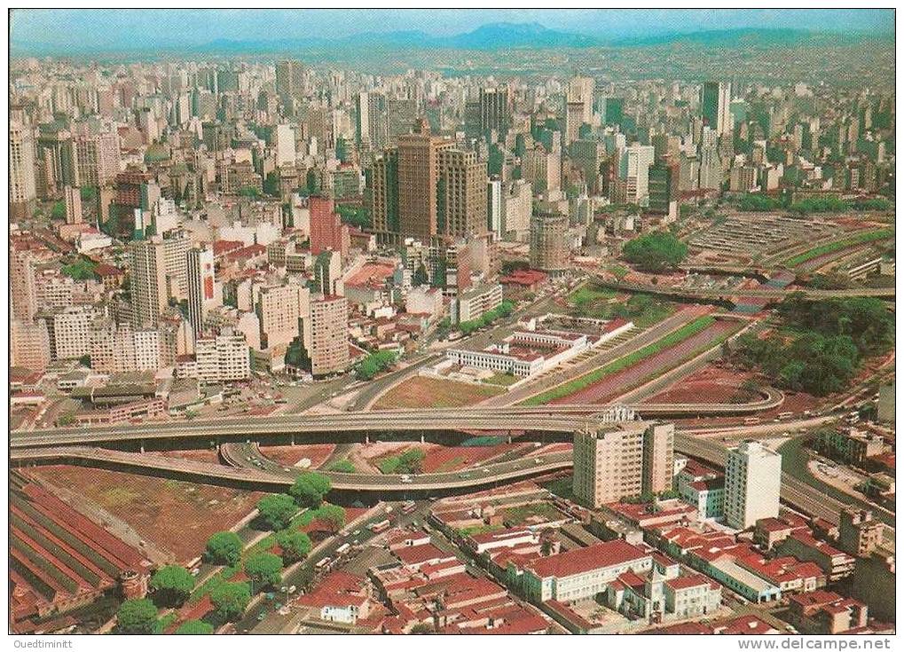 Brésil , Sao Paulo , Vue Aérienne. Cpsm. - São Paulo