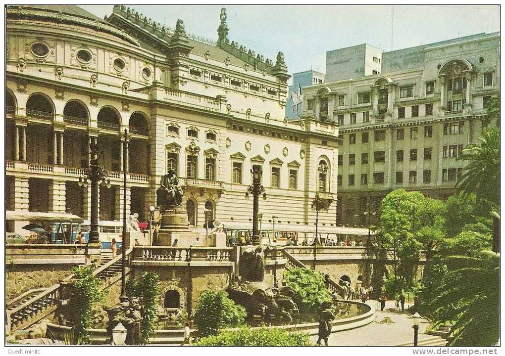 Brésil , Sao Paulo , Teatro Municipal. Cpsm. - São Paulo