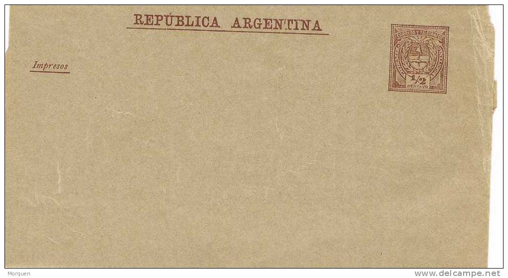 Faja Impresoso ARGENTINA  1/2 Cent - Postal Stationery