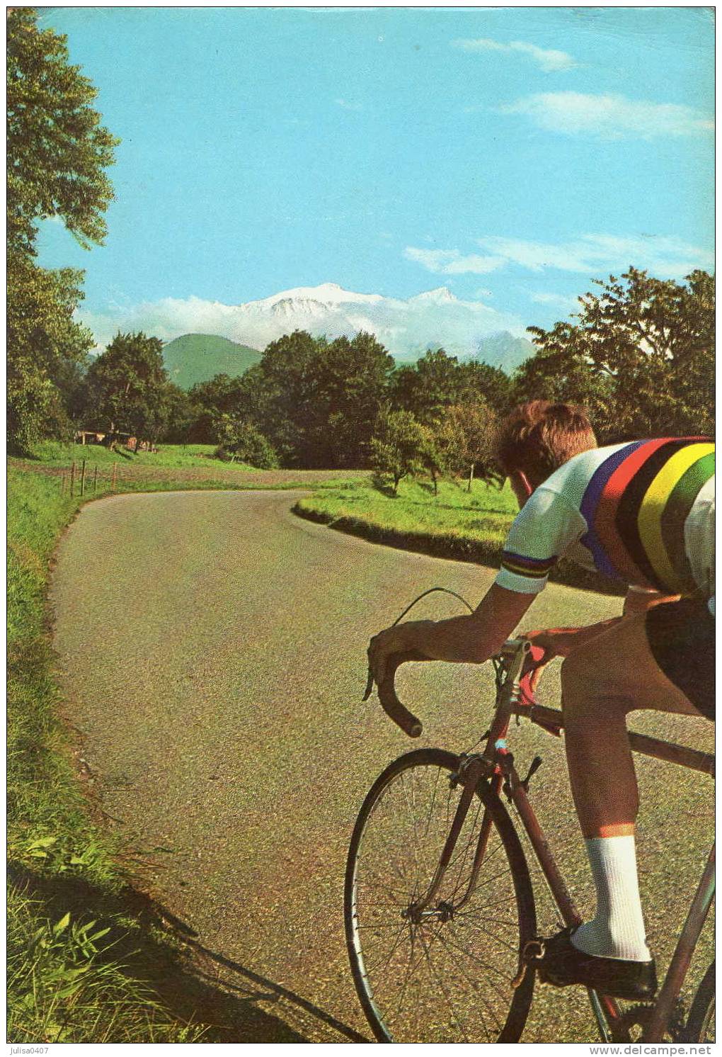 SALLANCHES (74) Cpsm Cyclisme Championnats Du Monde 1964 Beau Plan - Sallanches