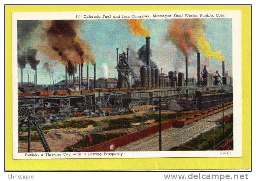 Colorado Fuel And Iron Co., Minnequa Steel Works, Pueblo, Colo. 1930-40s - Pueblo