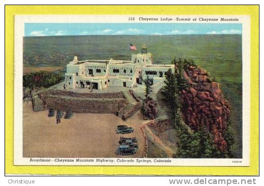 Cheyenne Lodge, Cheyenne Mtn. Highway, Colorado Springs, Colorado.  1930-40s - Colorado Springs