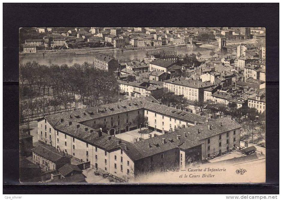 38 VIENNE Caserne D'Infanterie, Cours Briller, Vue Générale, Ed ELD 178, 191? - Vienne