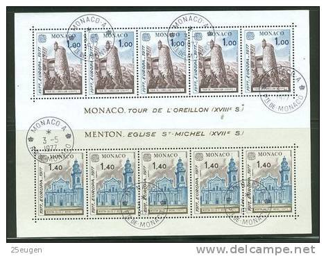 MONACO 1977 EUROPA CEPT MS USED - 1977