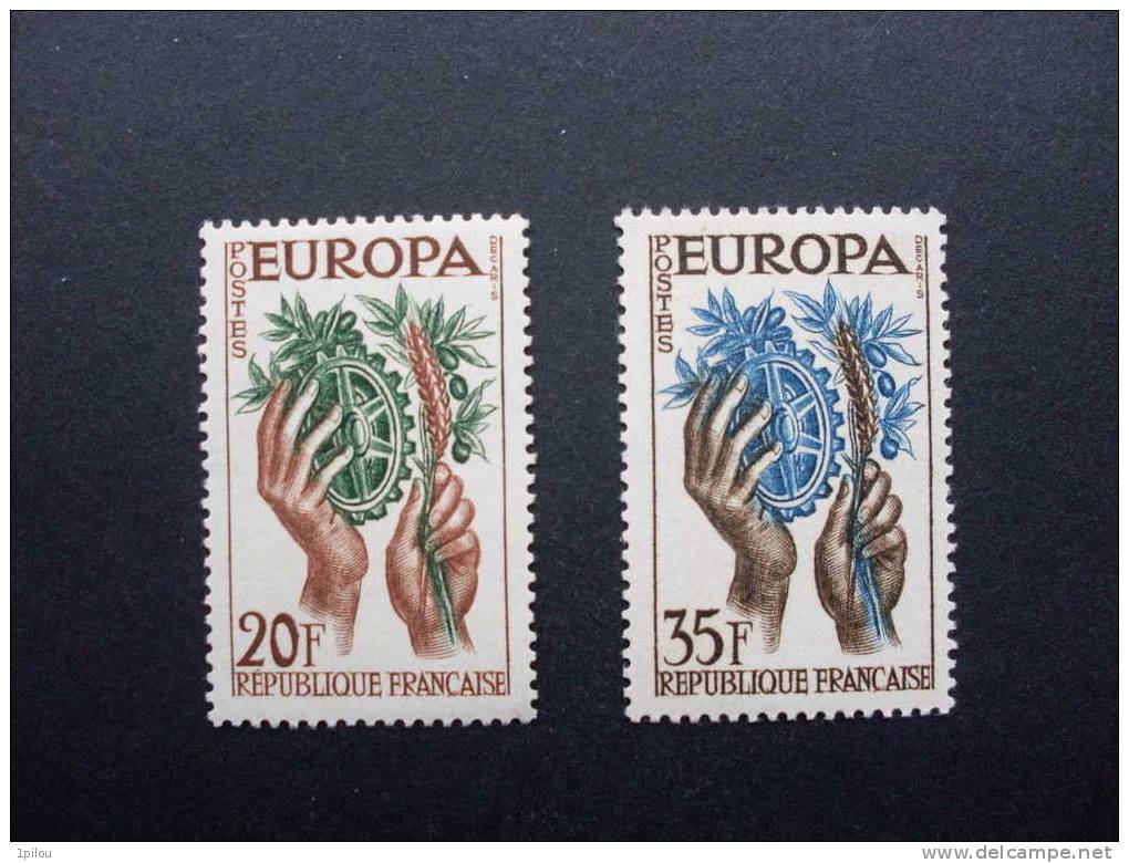 N° 1122/1123 NEUF(S)**  EUROPA - 1957