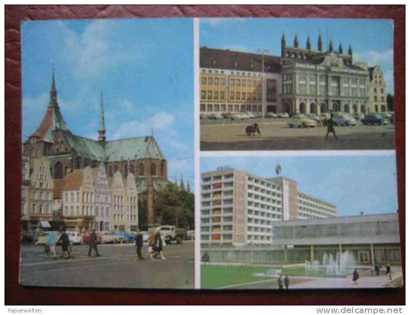 Rostock - Mehrbildkarte - Rostock