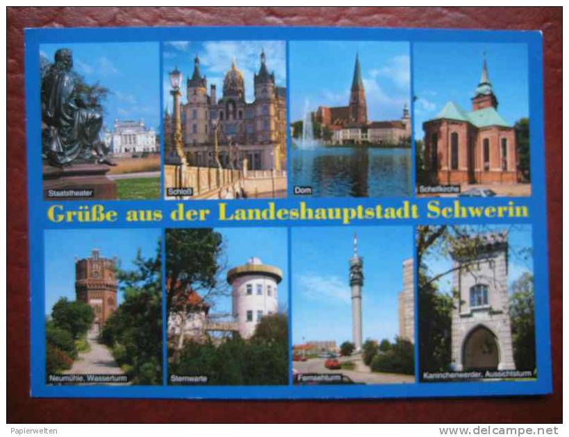 Schwerin - Mehrbildkarte - Schwerin