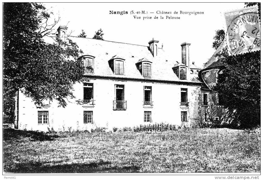 Château De Bourguignon - Vue Prise De La Pelouse - Nangis