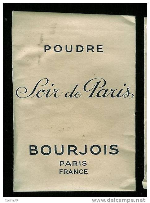POUDRE Soir De Paris BOURJOIS Poudre OCREE CHAIR - Etiketten