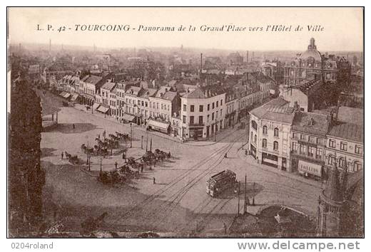 Tourcoing - Panorama De La Grand' Place Vers L' Hôtel De Ville : Achat Immédiat - Tourcoing
