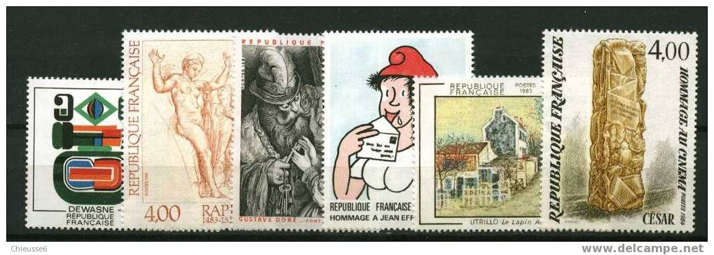 France Tableaux ** De 1983 à 1985 - Collections