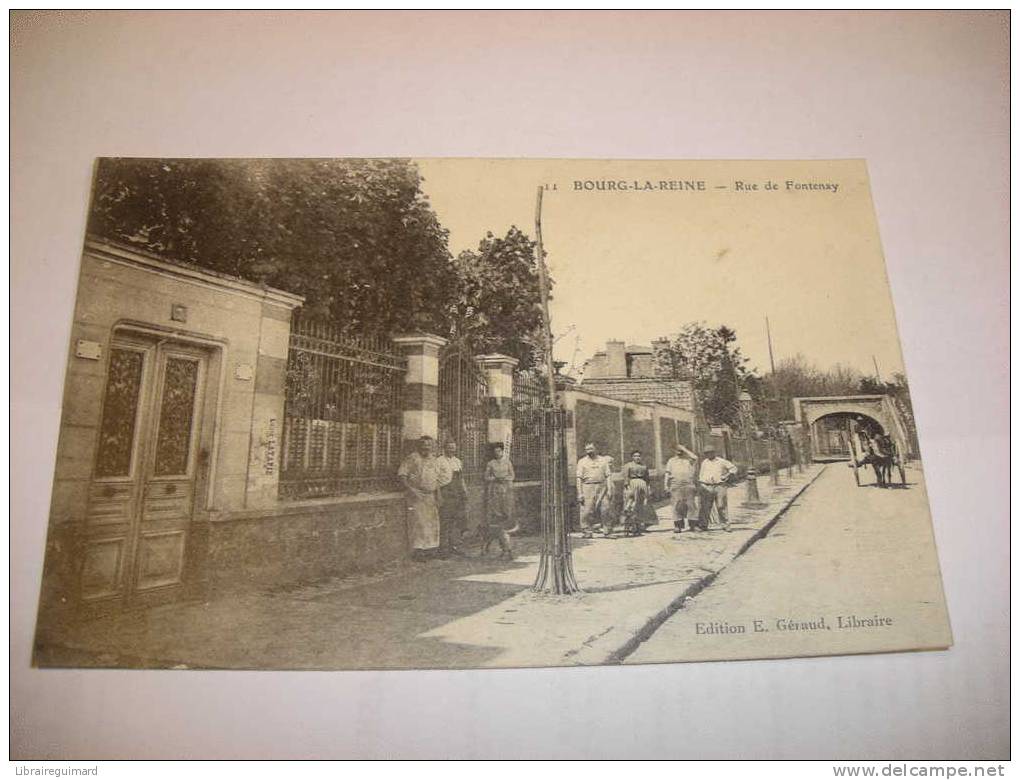 2 Vx - CPA N°11 - BOURG-LA-REINE - Rue De Fontenay - [92] Hauts De Seine - Bourg La Reine