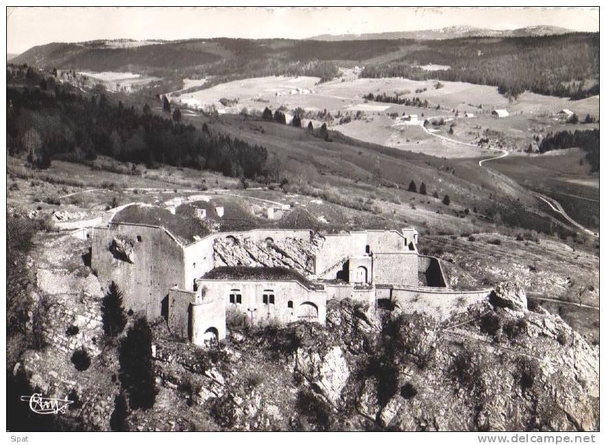 CPSM 26 / LA CLUSE ET MIJOUX / VUE AERIENNE / LE FORT DU LARMONT INFERIEUR / COMBIER 12865 - Autres & Non Classés