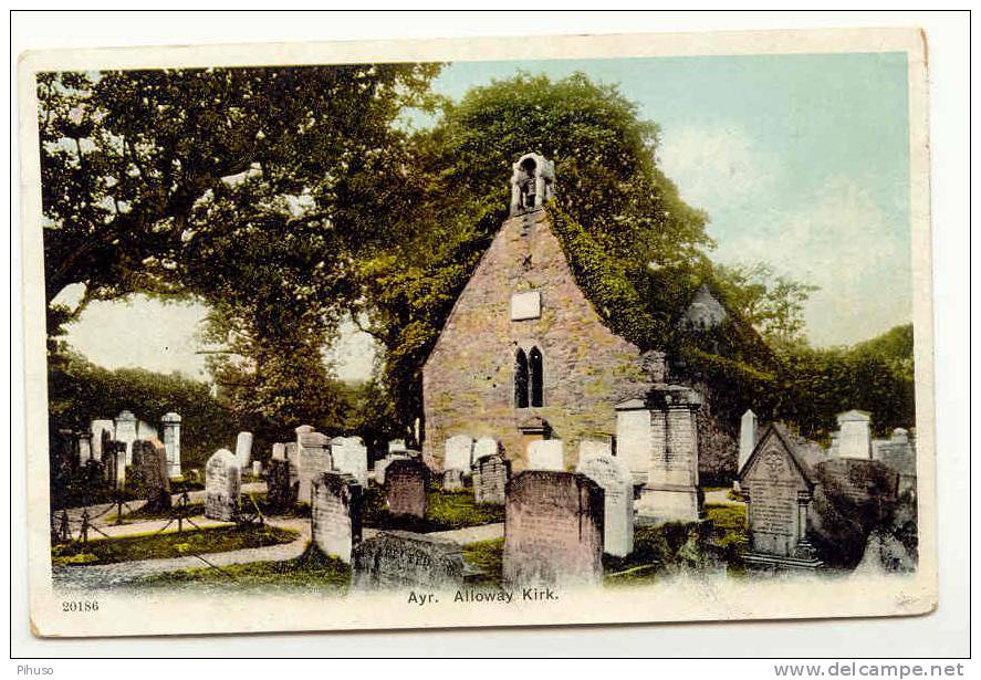 UK246  AYR : Alloway Kirk ( Cemetery, Grave-yard) - Ayrshire
