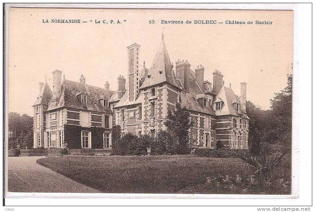 Env. De Bolbec - Chateau De Baclair. - Bolbec
