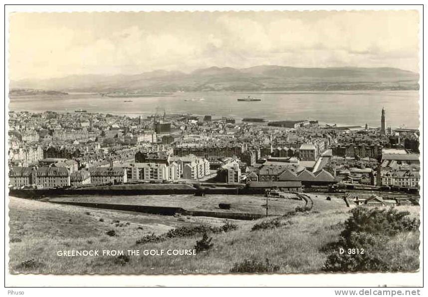 UK51:   GREENOCK : From The Golf Course - Renfrewshire