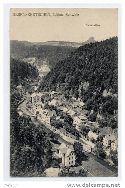 Herrnskretschen - Zirkelstein - Boehmen Und Maehren