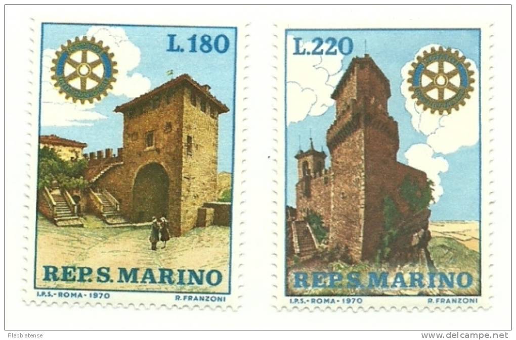 1970 - 809/10 Rotary     +++++ - Unused Stamps
