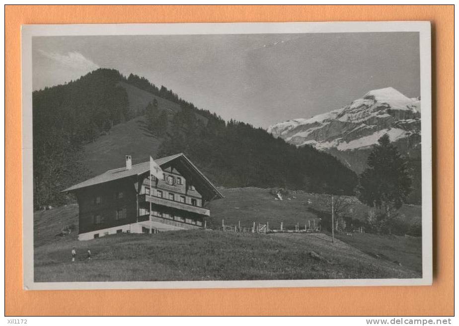 H355 Ferienheim Jünglingsbundes Blauen Kreuz Stadt Bern Aeschiried Chalet Croix-Bleue. Wäfler 3149 - Aeschi Bei Spiez