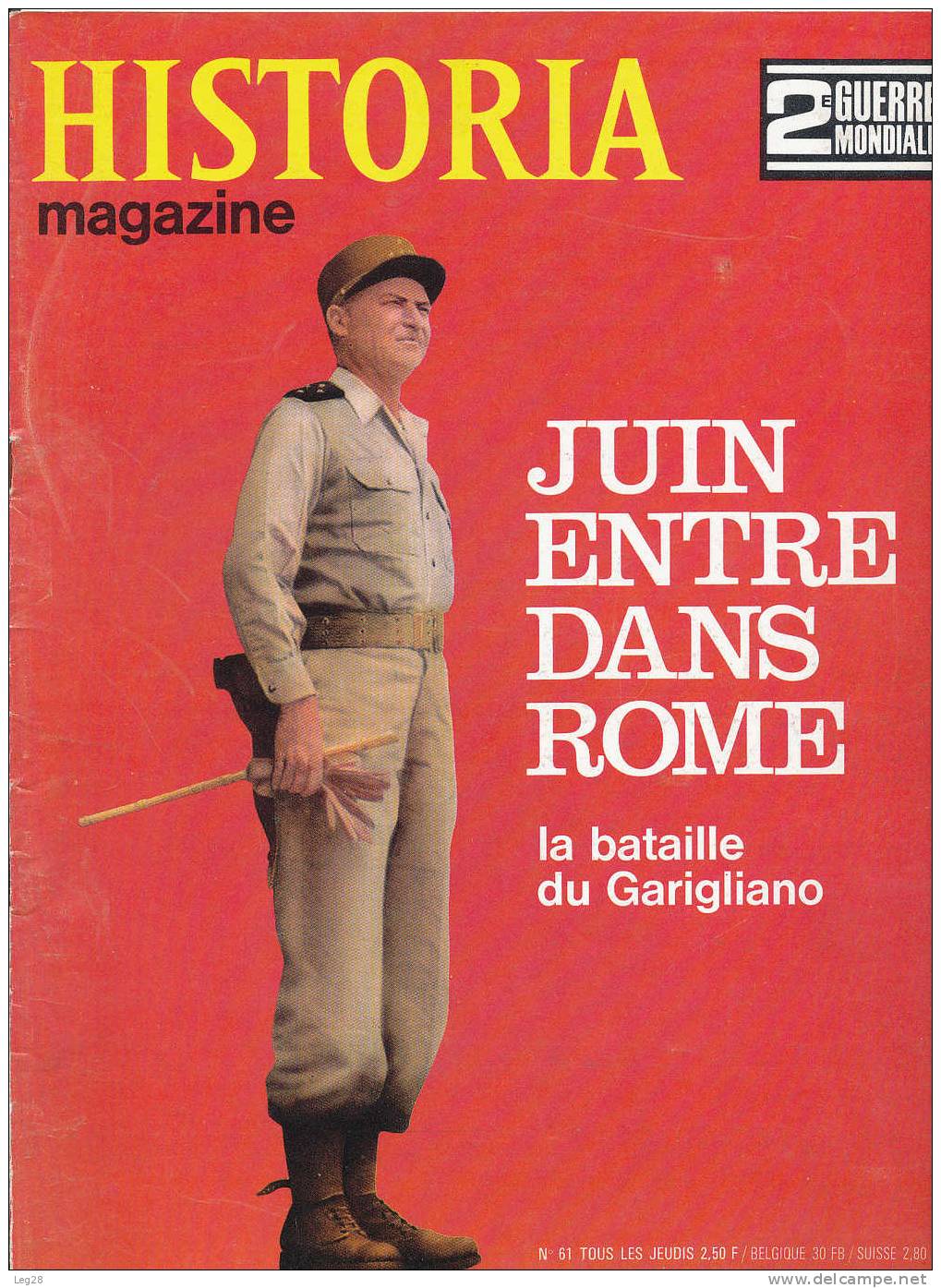 HISTORIA  MAGAZINE  N° 61 - French