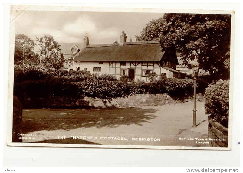 UK95:   BEBINGTON : The Thatched Cottages - Sonstige & Ohne Zuordnung